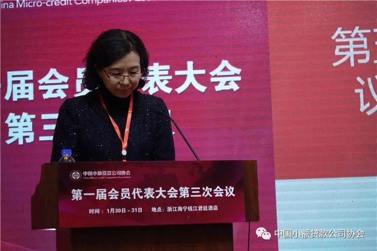 【行业资讯】中国小额贷款公司协会召开第一届会员代表大会第三次会议