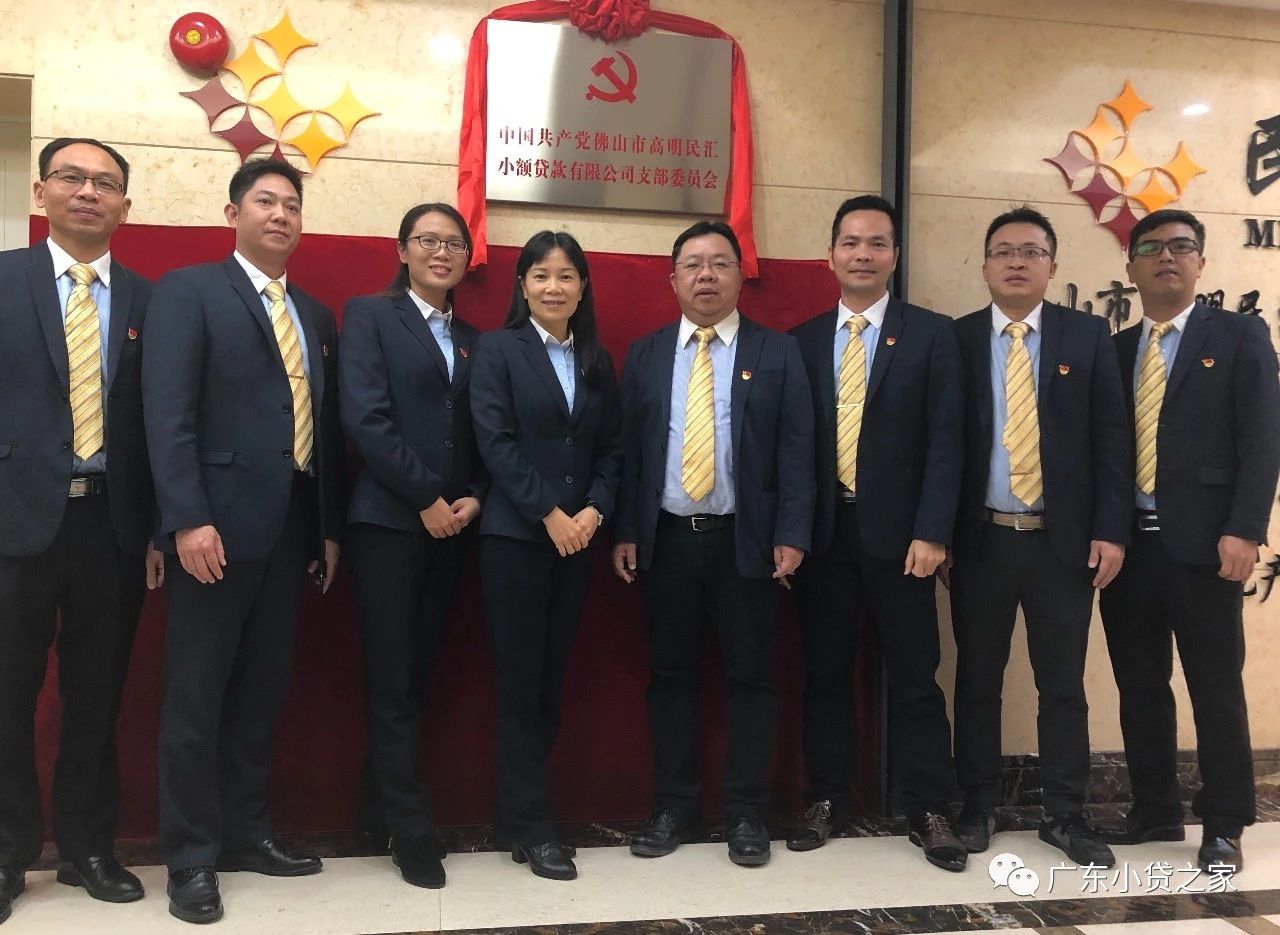 【会员风采】佛山市高明民汇小额贷款有限公司党支部正式成立 【会员风采】佛山市高明民汇小额贷款有限公司党支部正式成立