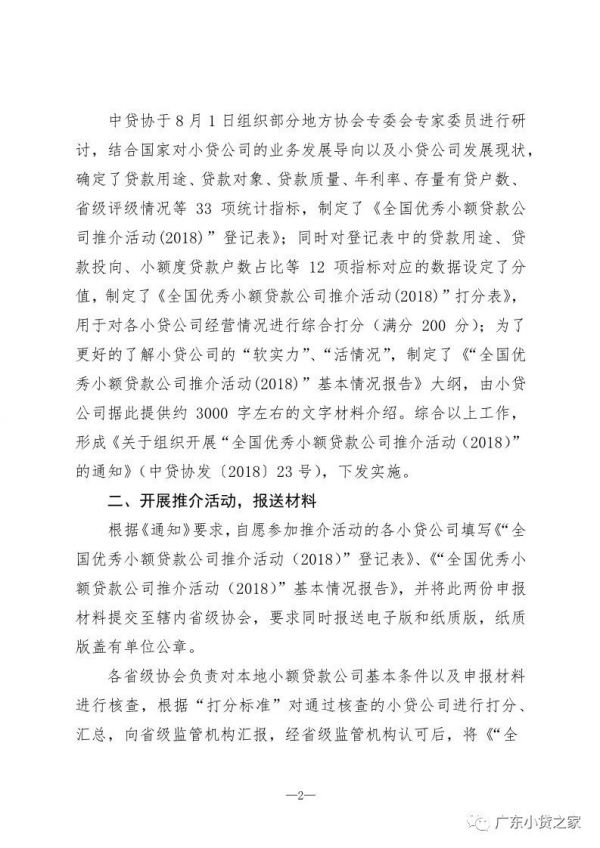 【协会通知】热烈祝贺“全国优秀小贷公司推介活动(2018)”获奖会员单位 【协会通知】热烈祝贺“全国优秀小贷公司推介活动(2018)”获奖会员单位